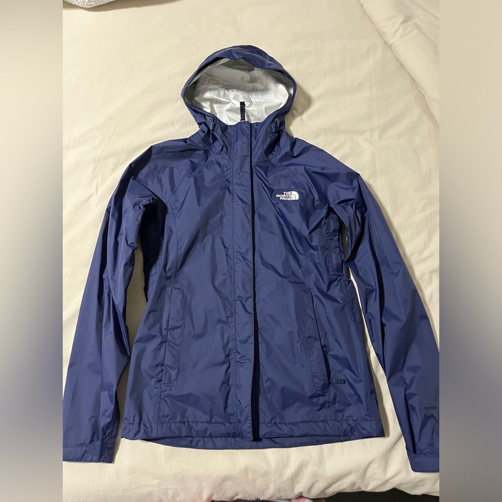 Womens Dark Blue North Face Windbreaker
